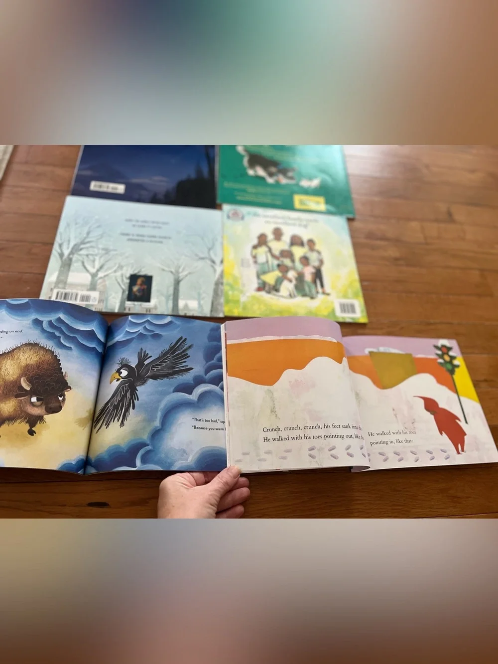 6 Children’s books. 4 are Dolly Parton’s Imagination Library